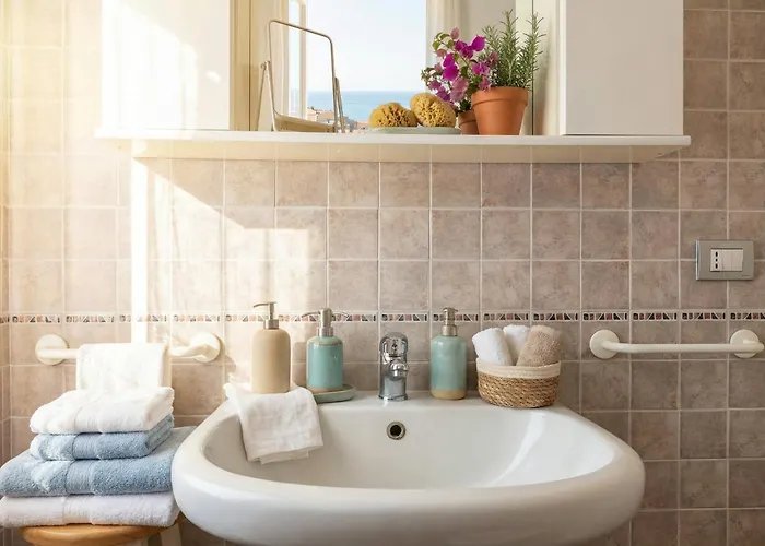 Clicksardegna Attic Vittoria With Terrace Facing The Sea And Parking Space * Alghero
