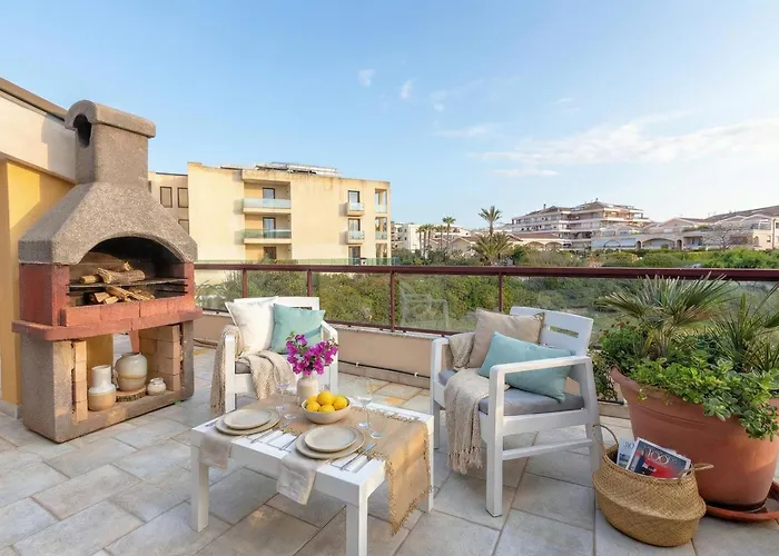 Apartment Clicksardegna Attic Vittoria With Terrace Facing The Sea And Parking Space