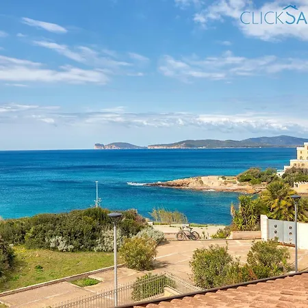 Clicksardegna Attic Vittoria With Terrace Facing The Sea And Parking Space Appartement