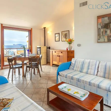 Clicksardegna Attic Vittoria With Terrace Facing The Sea And Parking Space Appartamento Alghero
