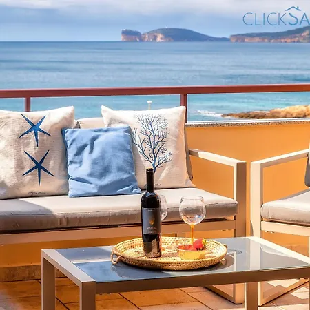 Clicksardegna Attic Vittoria With Terrace Facing The Sea And Parking Space Apartment *