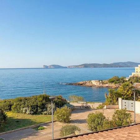 Clicksardegna Attic Vittoria With Terrace Facing The Sea And Parking Space *