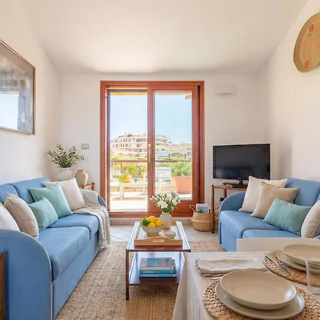 Clicksardegna Attic Vittoria With Terrace Facing The Sea And Parking Space *