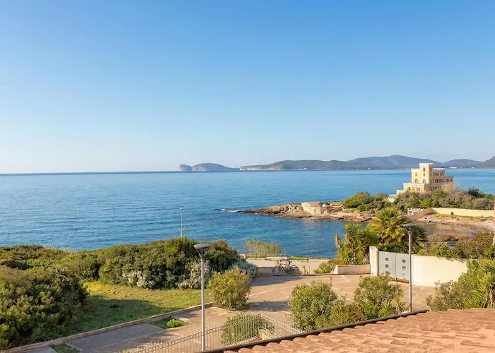Clicksardegna Attic Vittoria With Terrace Facing The Sea And Parking Space *