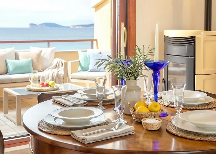 Clicksardegna Attic Vittoria With Terrace Facing The Sea And Parking Space Daire